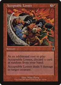 Acceptable Losses - Odyssey - Magic: The Gathering card