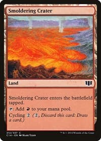 Smoldering Crater - Commander 2014 - Magic: The Gathering card