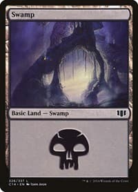 Swamp (326) - Commander 2014 - Magic: The Gathering card