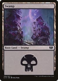 Swamp (328) - Commander 2014 - Magic: The Gathering card