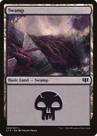 Swamp (329) - Commander 2014 - Magic: The Gathering card