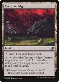 Tectonic Edge - Commander 2014 - Magic: The Gathering card