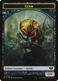 Germ // Zombie (016) Double-Sided Token - Commander 2014 - Magic: The Gathering card