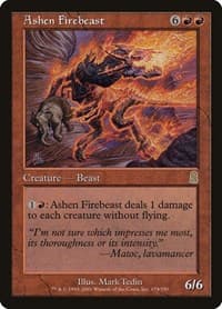 Ashen Firebeast - Odyssey - Magic: The Gathering card