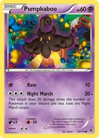 Pumpkaboo - XY - Phantom Forces - Pokemon card
