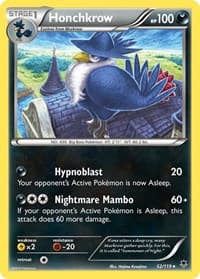 Honchkrow - XY - Phantom Forces - Pokemon card