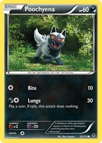 Poochyena - XY - Phantom Forces - Pokemon card