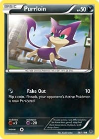 Purrloin - XY - Phantom Forces - Pokemon card