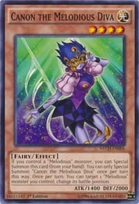 Canon the Melodious Diva - The New Challengers - YuGiOh card