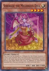 Serenade the Melodious Diva - The New Challengers - YuGiOh card
