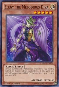Elegy the Melodious Diva - The New Challengers - YuGiOh card