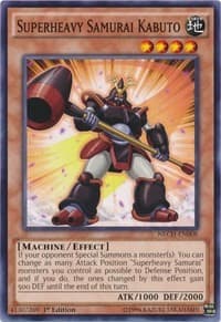 Superheavy Samurai Kabuto - The New Challengers - YuGiOh card