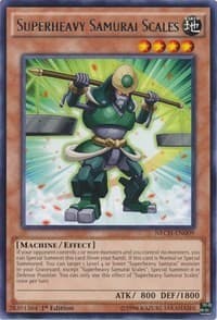 Superheavy Samurai Scales - The New Challengers - YuGiOh card