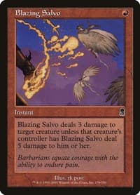 Blazing Salvo - Odyssey - Magic: The Gathering card