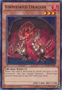 Unmasked Dragon - The New Challengers - YuGiOh card