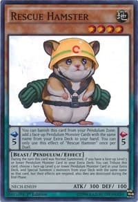 Rescue Hamster - The New Challengers - YuGiOh card