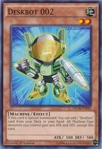 Deskbot 002 - The New Challengers - YuGiOh card