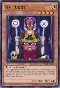 Ms. Judge - The New Challengers - YuGiOh card