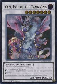Yazi, Evil of the Yang Zing (UTR) - The New Challengers - YuGiOh card