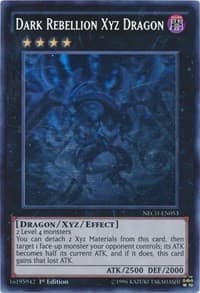 Dark Rebellion Xyz Dragon (Ghost Rare) - The New Challengers - YuGiOh card