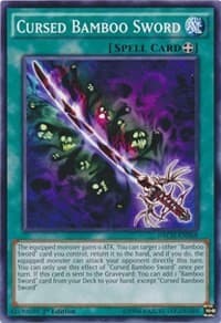 Cursed Bamboo Sword - The New Challengers - YuGiOh card