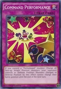 Command Performance - The New Challengers - YuGiOh card