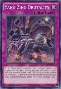 Yang Zing Brutality - The New Challengers - YuGiOh card