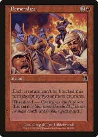 Demoralize - Odyssey - Magic: The Gathering card