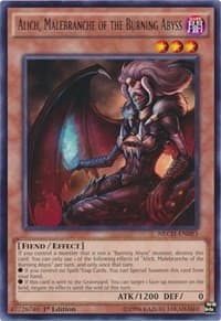 Alich, Malebranche of the Burning Abyss - The New Challengers - YuGiOh card