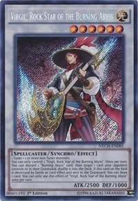 Virgil, Rock Star of the Burning Abyss - The New Challengers - YuGiOh card