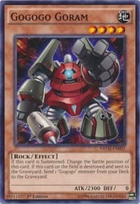 Gogogo Goram - The New Challengers - YuGiOh card