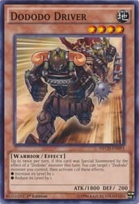 Dododo Driver - The New Challengers - YuGiOh card