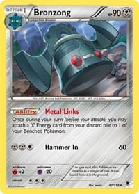Bronzong - XY - Phantom Forces - Pokemon card