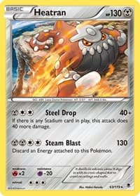 Heatran - XY - Phantom Forces - Pokemon card