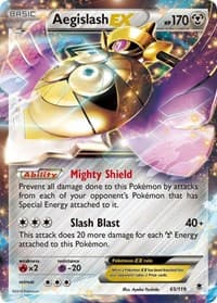 Aegislash EX - XY - Phantom Forces - Pokemon card