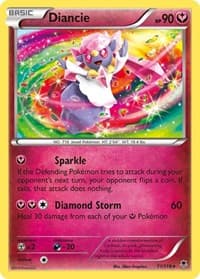Diancie - XY - Phantom Forces - Pokemon card