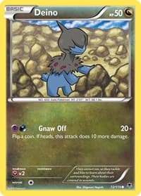 Deino - XY - Phantom Forces - Pokemon card