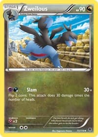 Zweilous - XY - Phantom Forces - Pokemon card