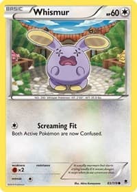 Whismur - XY - Phantom Forces - Pokemon card