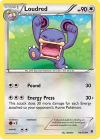 Loudred - XY - Phantom Forces - Pokemon card