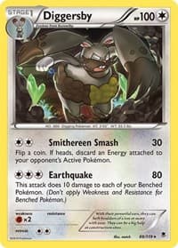 Diggersby - XY - Phantom Forces - Pokemon card