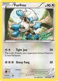Furfrou - XY - Phantom Forces - Pokemon card