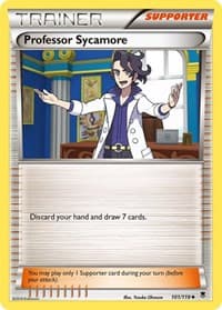 Professor Sycamore - XY - Phantom Forces - Pokemon card