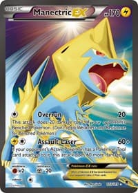 Manectric EX (113 Full Art) - XY - Phantom Forces - Pokemon card