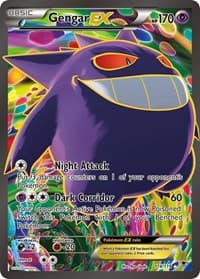 Gengar EX (114 Full Art) - XY - Phantom Forces - Pokemon card