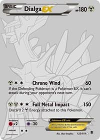 Dialga EX (122 Secret Rare) - XY - Phantom Forces - Pokemon card