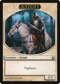 Knight Token - League Promos - Magic: The Gathering card