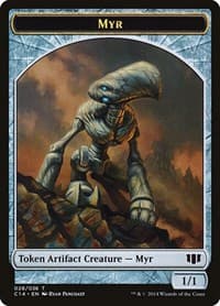 Myr // Pentavite Double-Sided Token - Commander 2014 - Magic: The Gathering card