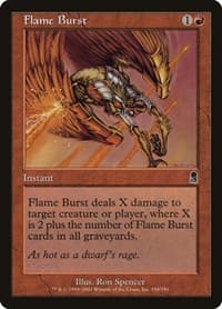 Flame Burst - Odyssey - Magic: The Gathering card