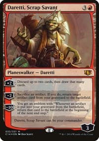 Daretti, Scrap Savant (Commander 2014) - Oversize Cards - Magic: The Gathering card
